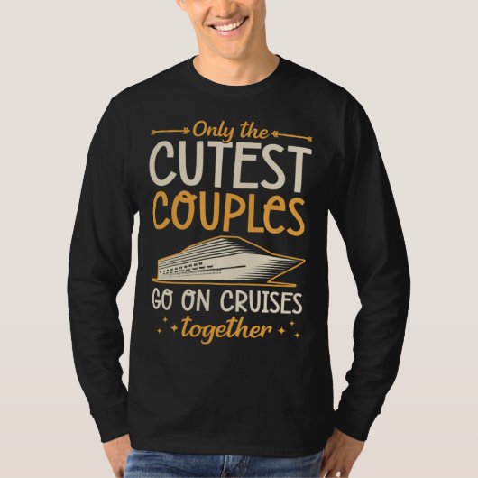 Only The Cutest Couples Go On Cruises Together Mat Tシャツ (正面)