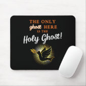 Only The Holy Ghost - 面白いハロウィン反対 キリスト教 マウスパッド (マウス)