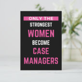 Only The Strongest Women Become Case Managers サンキューカード (スタンド正面)