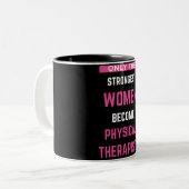 Only The Strongest Women Become Physical ツートーンマグカップ (正面左)
