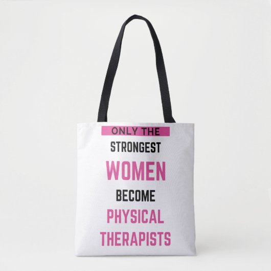 Only The Strongest Women Become Physical 2 トートバッグ (正面)