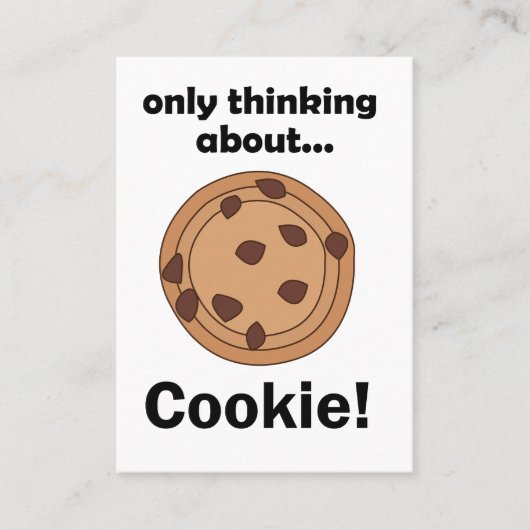 Only Thinking About Cookie Baker Restaurant 名刺 (正面)