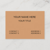 Only Thinking About Cookie Baker Restaurant 名刺 (裏面)