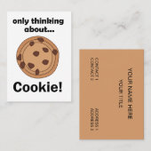 Only Thinking About Cookie Baker Restaurant 名刺 (正面/裏面)