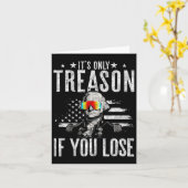 Only Treason If You Lose George Washington 4th Of カード (黄色い花)