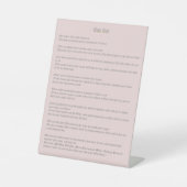 Only You 台座サイン (正面)