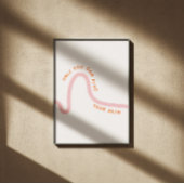 Only you can find your path inspiring quote ポスター