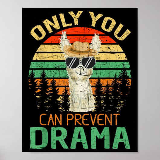Only You Can Prevent Drama Llama Camping  ポスター (正面)