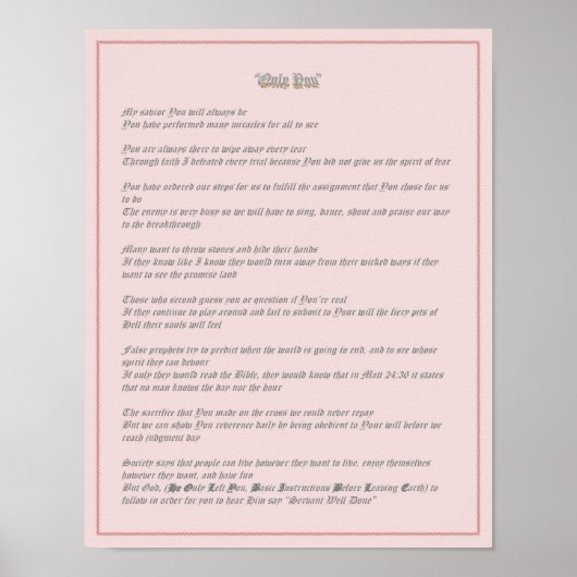 Only You - Poster ポスター (正面)