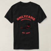 OnlyFans大学 Tシャツ (デザイン正面)