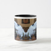 Onniタップダンスのずかずかと歩くオウム マグカップ (中央)