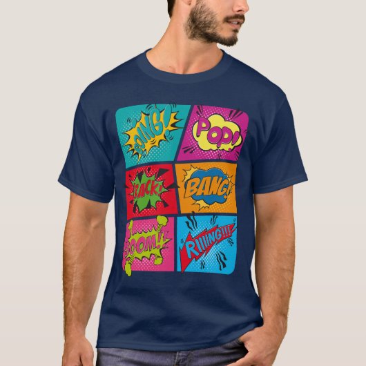 onomatopoeia design tシャツ (正面)