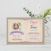 Onpe A Time Photo Story Tale Book誕生日 招待状 (スタンド正面)