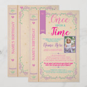 Onpe Op A Time Story Book Photo 招待状 (正面/裏面)