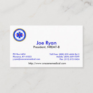 OnSceneカードジュニア 名刺