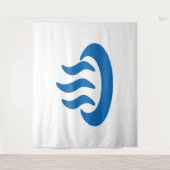 Onsen ♨ Hot Spring 温泉 Japanese Sign タペストリー (正面)