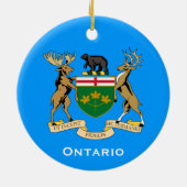 Ontario*のクリスマスのオーナメント セラミックオーナメント (裏面)