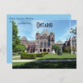 Ontario Legislative Building Ontario Canada ポストカード (正面/裏面)