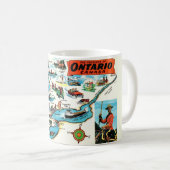 Ontario Map Mug コーヒーマグカップ (正面右)