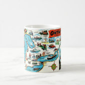 Ontario Map Mug コーヒーマグカップ (中央)
