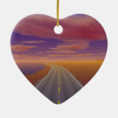 OnTheRoadAgain - Lonesome Trucker セラミックオーナメント (裏面)