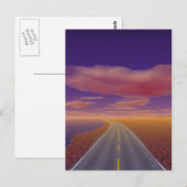 OnTheRoadAgain - Lonesome Trucker ポストカード (正面/裏面)
