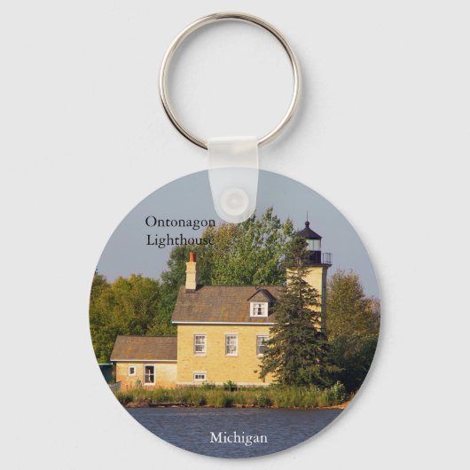 Ontonagon Light house 2023キーチェーン キーホルダー (正面)