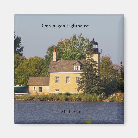 Ontonagon Lighthouse 2023マグネット マグネット (正面)