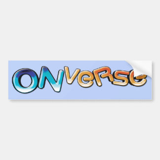 Onverseのロゴのバンパーステッカー バンパーステッカー