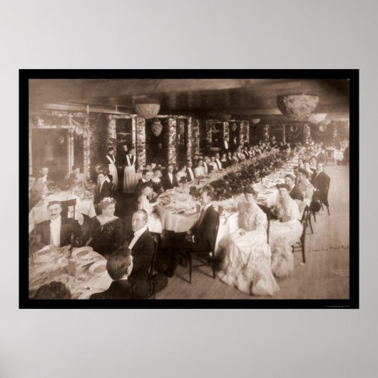Onwentsia Ball Chicago写真1905 ポスター (正面)