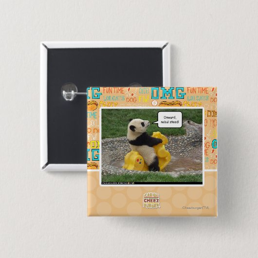 Onwurdのnobulの馬! 缶バッジ (正面&裏面)