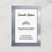 Onyx Shine Pageantフォト名刺 名刺 (裏面)