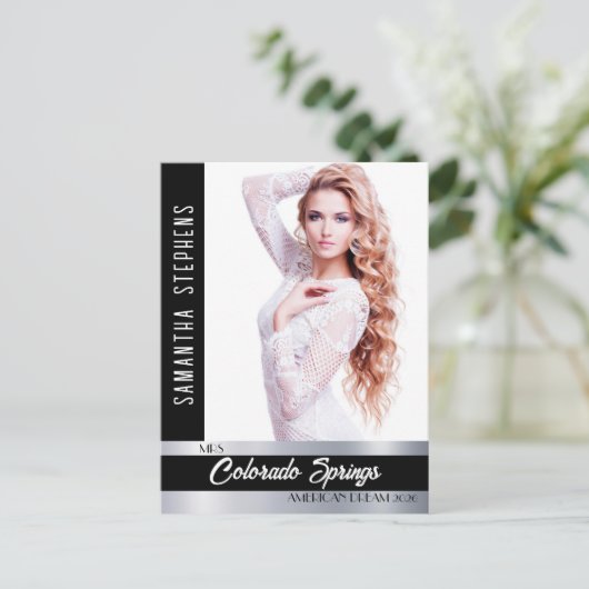 Onyx Shine Promo Postcard for Pageants ポストカード (スタンド正面)