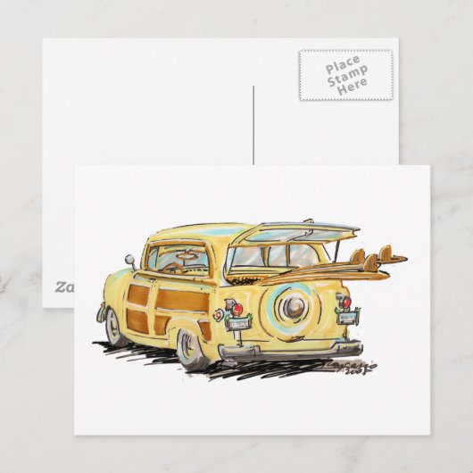 OODYを保持 ポストカード (正面/裏面)