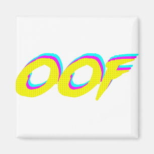 OOFレトロネオングラフィック マグネット