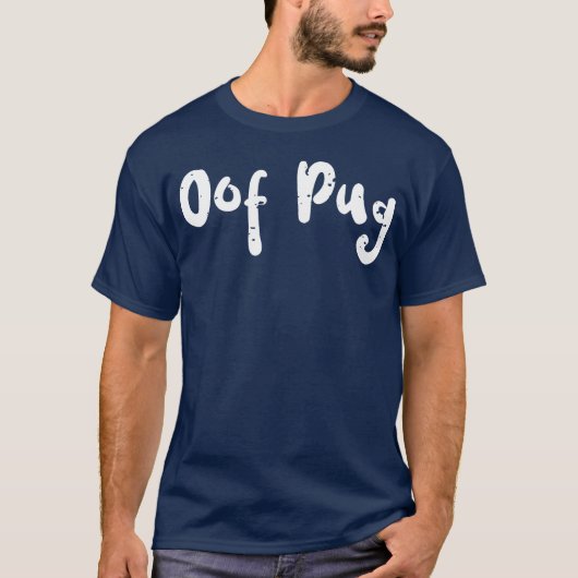Oof Pug Gaming friends Tシャツ (正面)