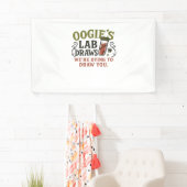 Oogie's Lab Draw – 面白いハロウィーンフレボトミスト&を描く 横断幕 (インサイチュ)