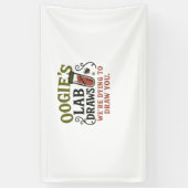 Oogie's Lab Draw – 面白いハロウィーンフレボトミスト&を描く 横断幕 (縦)