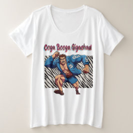 Oogua Booga-Gigachad プラスサイズTシャツ