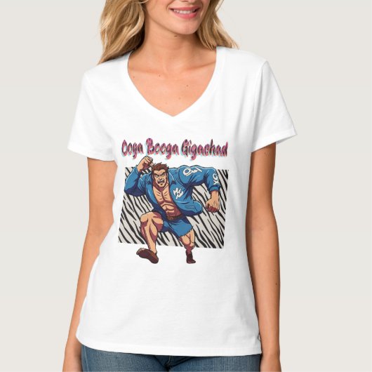 Oogua Booga-Gigachad Tシャツ (正面)