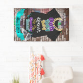 OohのベビーBaby| Purple|のTeal|都市性は明らかにします 横断幕 (インサイチュ)