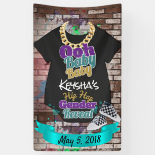 OohのベビーBaby Purple のTeal 都市性は明らかにします 横断幕