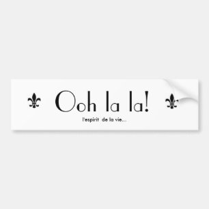 Oohのlaのla! バンパーステッカー