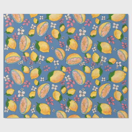 Ooh Lemon Wrapping Paper 1 ラッピングペーパー (フラット)