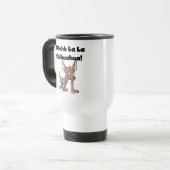 OohhhのLaのLaのチワワのTシャツおよびギフト トラベルマグ (正面左)