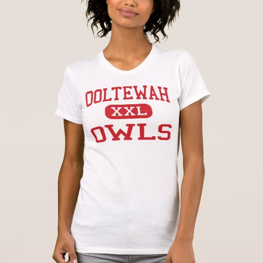 Ooltewah -フクロウ-高等学校- Ooltewahテネシー州 Tシャツ (正面)