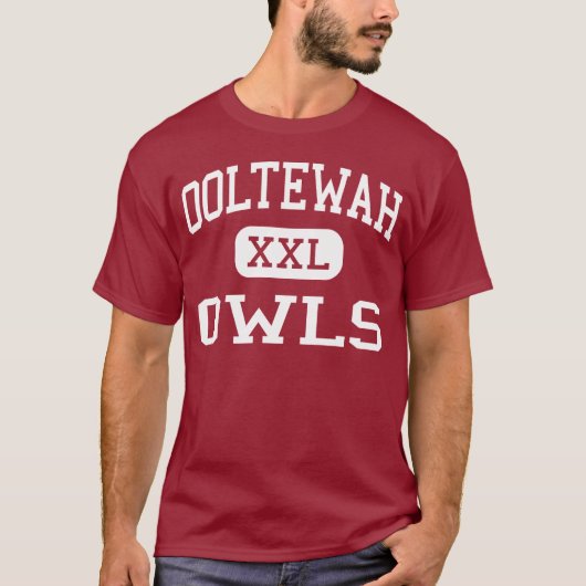 Ooltewah -フクロウ-高等学校- Ooltewahテネシー州 Tシャツ (正面)