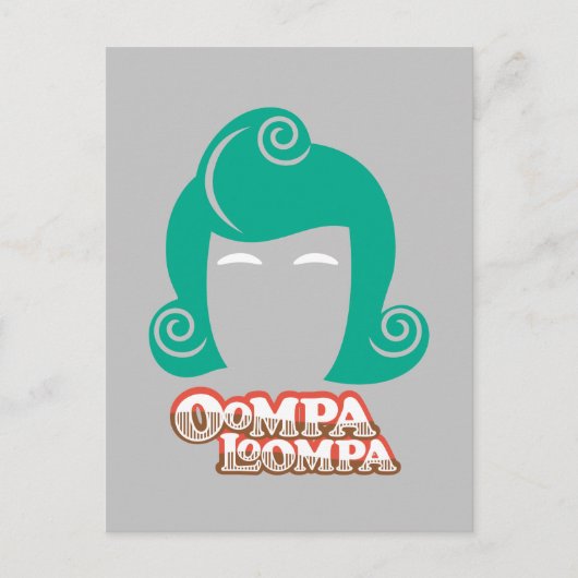 Oompaルーンパヘアグラフィック ポストカード (正面)