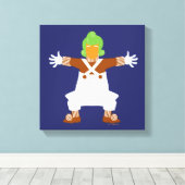 Oompa Loompa Arms Out キャンバスプリント (インサイチュ (ウッドフロア))