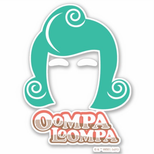 Oompa Loompa Hair Graphic シール (正面)